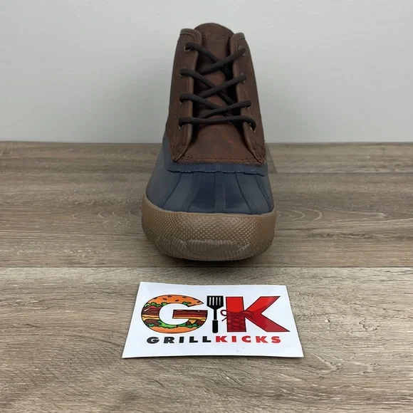 Men’s Sperry Breakwater Boot Memory Foam Brown/Navy - Picture 4 of 5